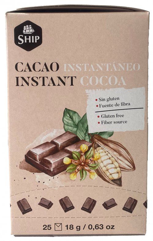 Cacao Soluble con Fibra 0% Azúcar